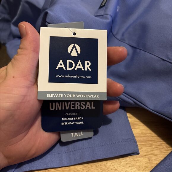 Adar Universal NWT Scrub Pants Size Large Tall Ceil Blue Style 504T Unisex - Picture 7 of 11